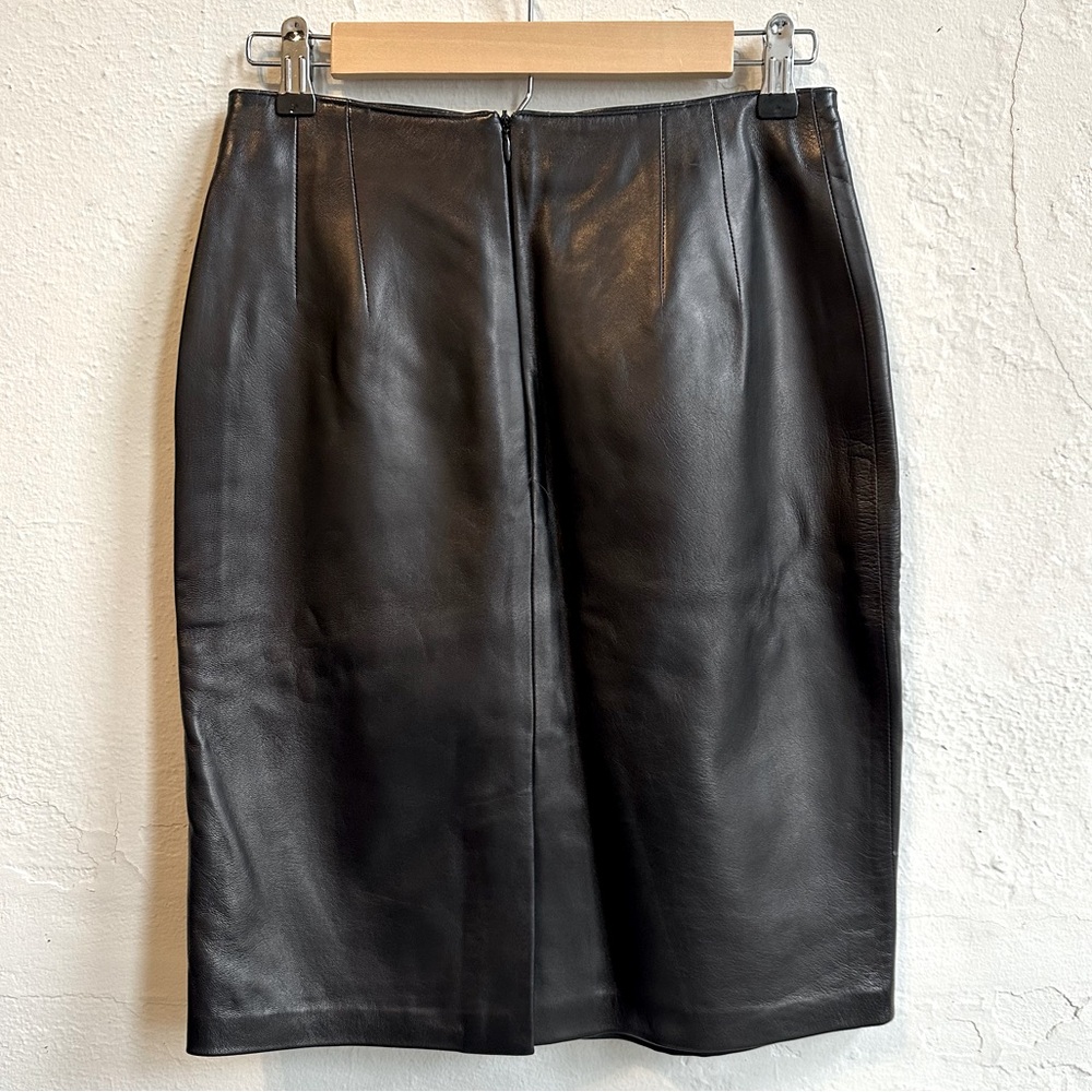NWT VINTAGE Leather Skirt - Picture 2 of 7